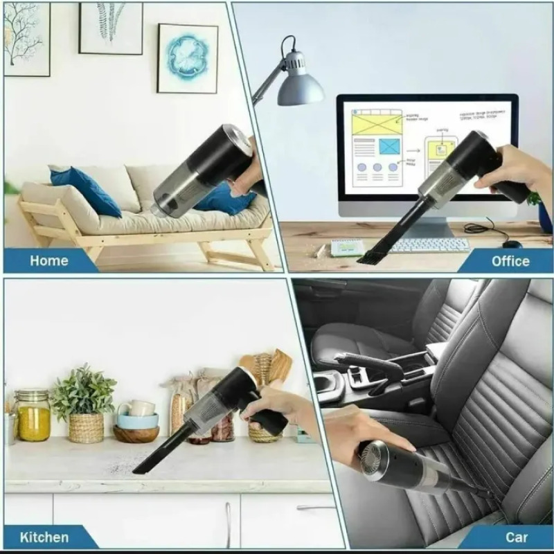 3 in 1 Car Mini Vacuum Cleaner with Blower